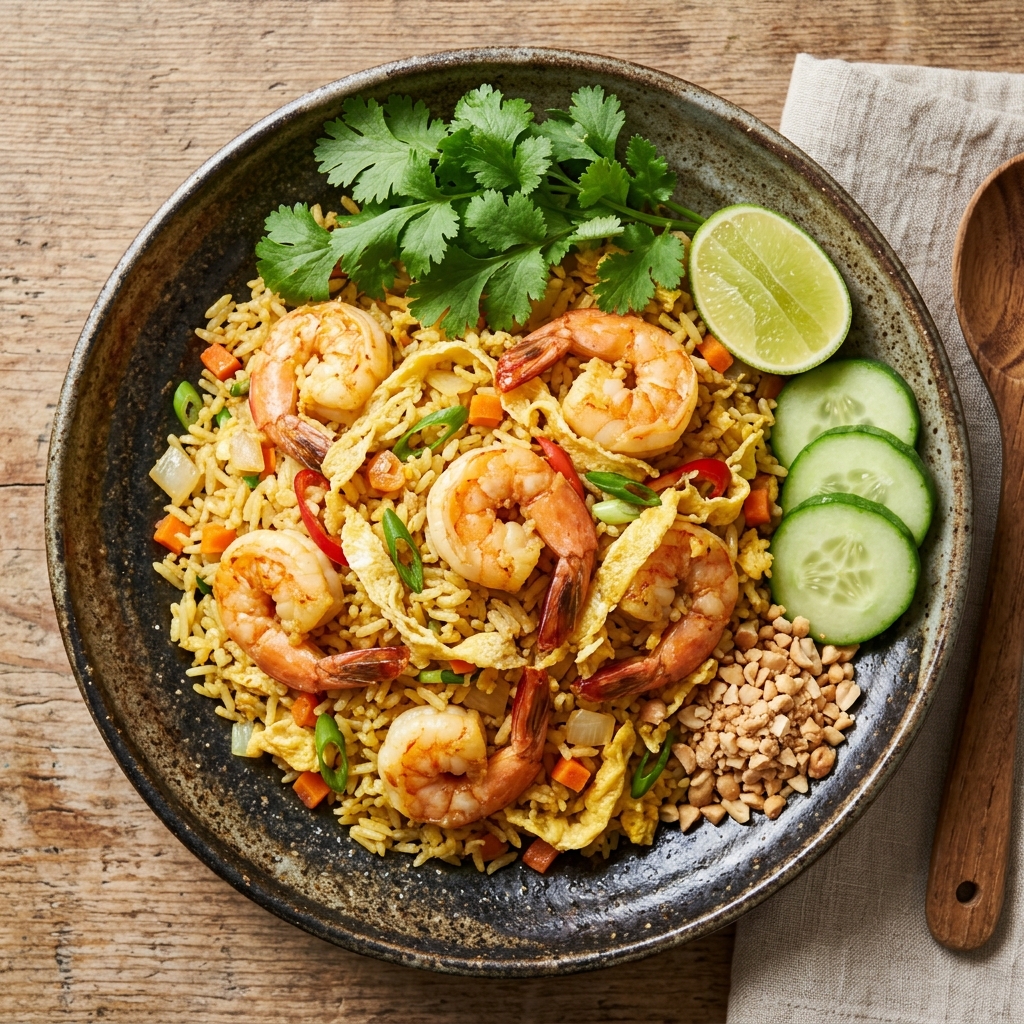 Riz sauté spécial Kao Pad Thaï